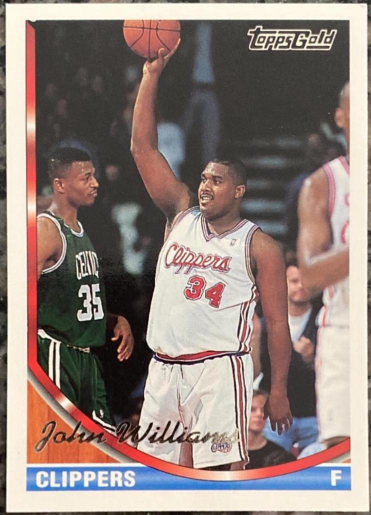 John Williams #127 1993 Topps Gold Basketball