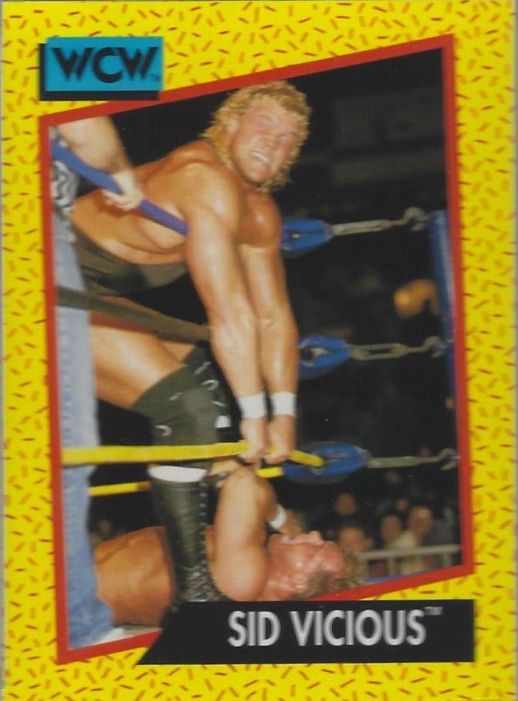 Sid Vicious #27 Wrestling Cards 1991 Impel WCW