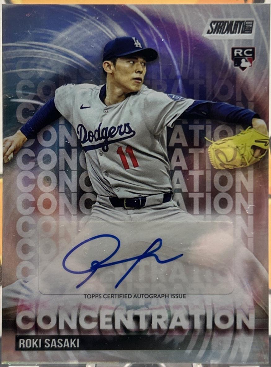 Roki Sasaki #TVA-RS Prices | 2025 Topps Stadium Club Concentration