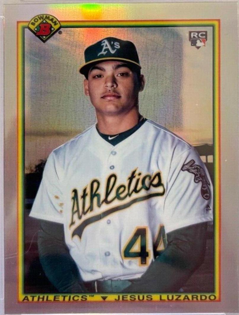 Jesus Luzardo #90BJL Baseball Cards 2020 Bowman Chrome 1990