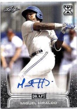 Miguel Hiraldo #BA-MH1 2020 Leaf Ultimate Autographs Baseball
