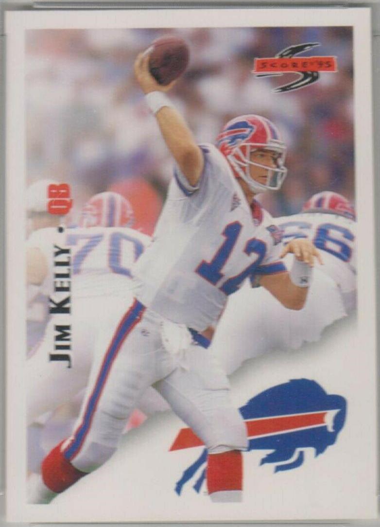 Jim Kelly #116 1995 Panini Score Football