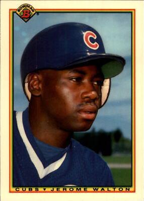 Jerome Walton #35 Baseball Cards 1990 Bowman Tiffany
