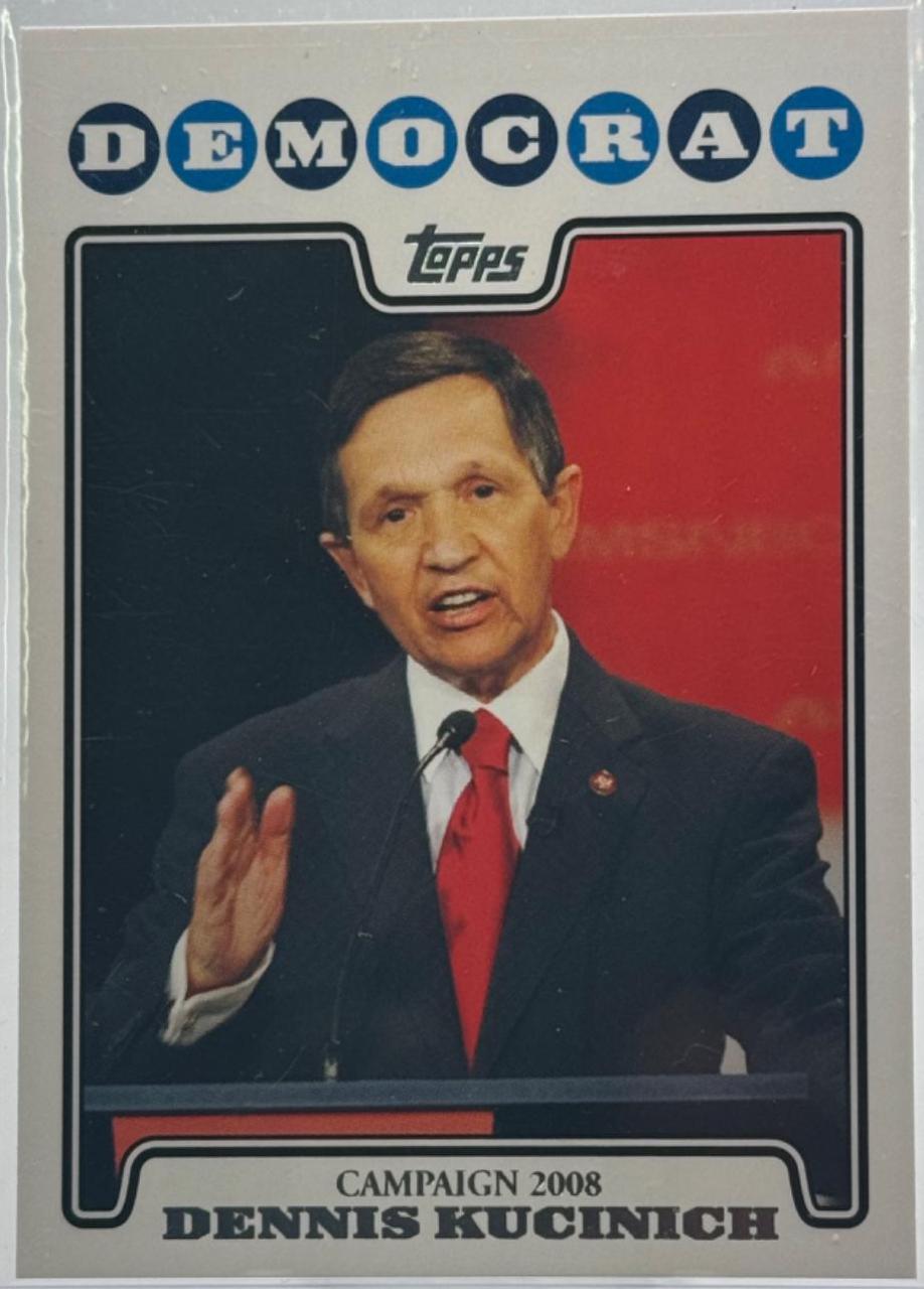 Dennis Kucinich #C08-DK Baseball Cards 2008 Topps Campaign