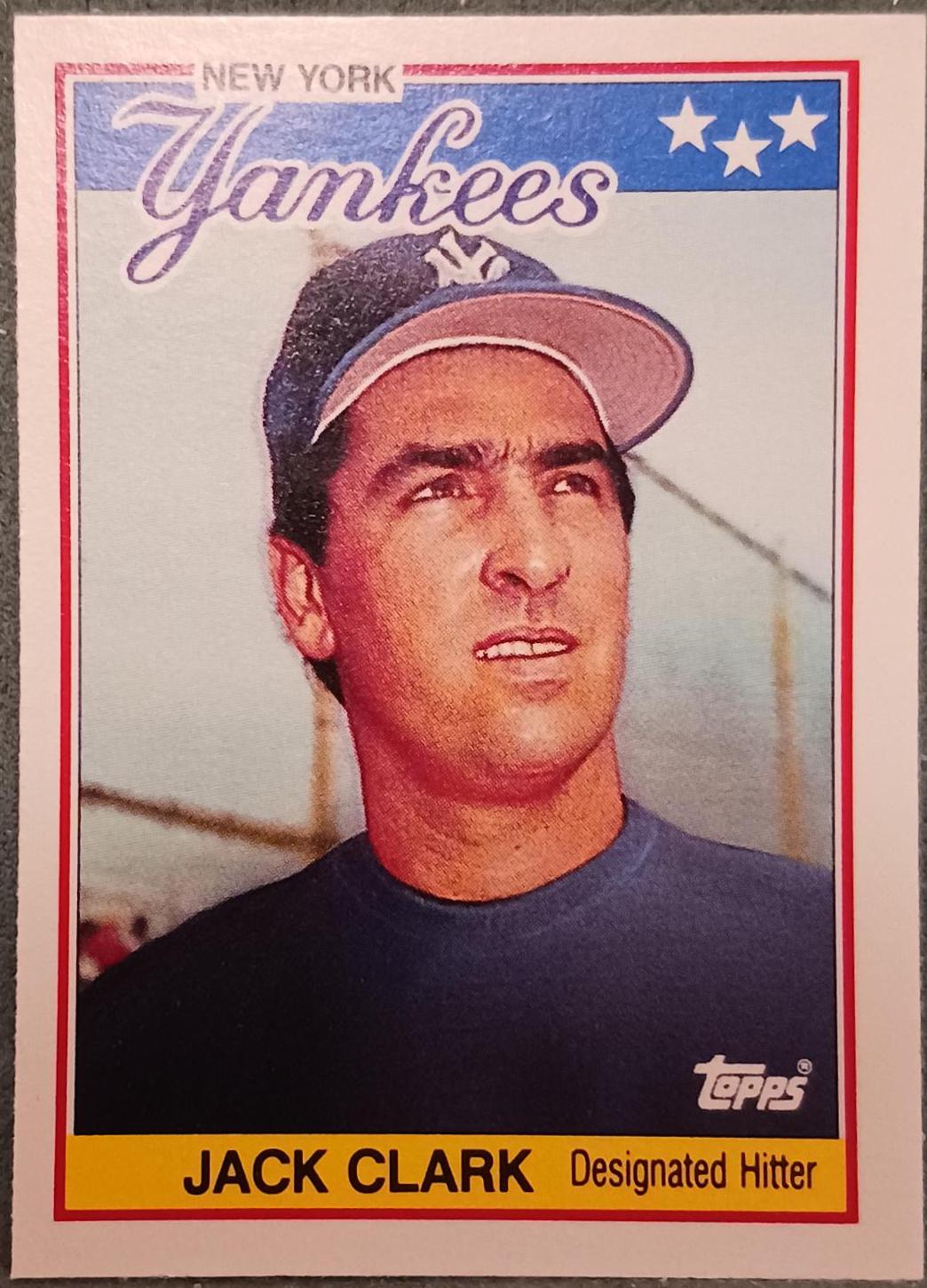 Jack Clark #13 Baseball Cards 1988 Topps American
