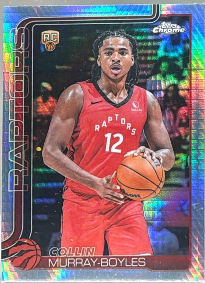 2025 Topps Chrome Collin Murray-Boyles [Prism Refractor] #259 card