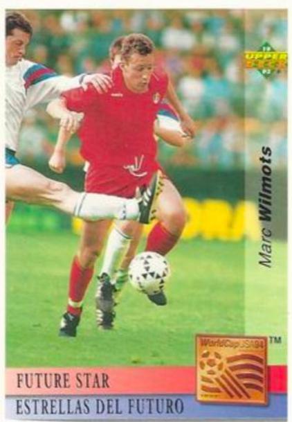 Marc Wilmots #FS15 Soccer Cards 1993 Upper Deck World Cup Soccer Future Star