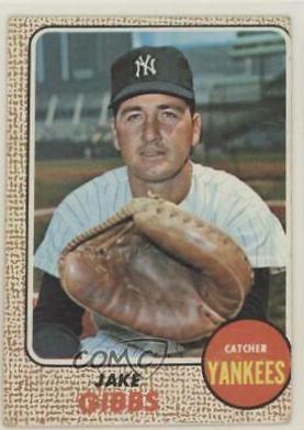 Jake Gibbs #89 Baseball Cards 1968 Topps Milton Bradley