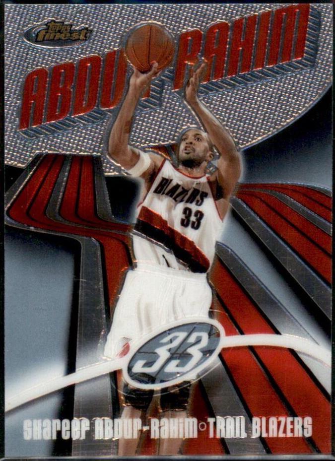 Shareef Abdur-Rahim #35 Basketball Cards 2003 Finest