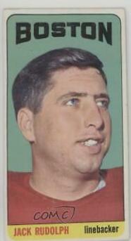 Jack Rudolph #19 Football Cards 1965 Topps