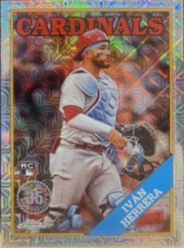 Ivan Herrera #T88C-60 Baseball Cards 2023 Topps Silver Pack 1988 Chrome