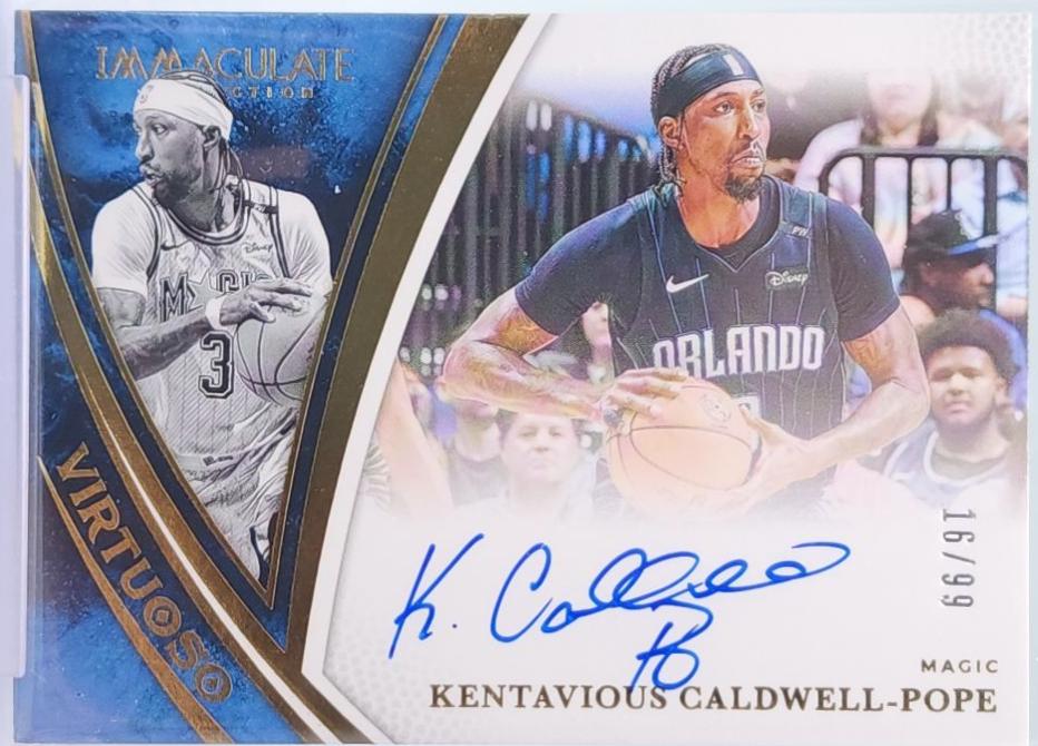 Kentavious Caldwell-Pope #28 2024 Panini Immaculate Virtuoso Autograph Basketball