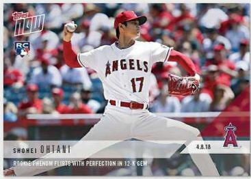Shohei Ohtani #53 Baseball Cards 2018 Topps Now