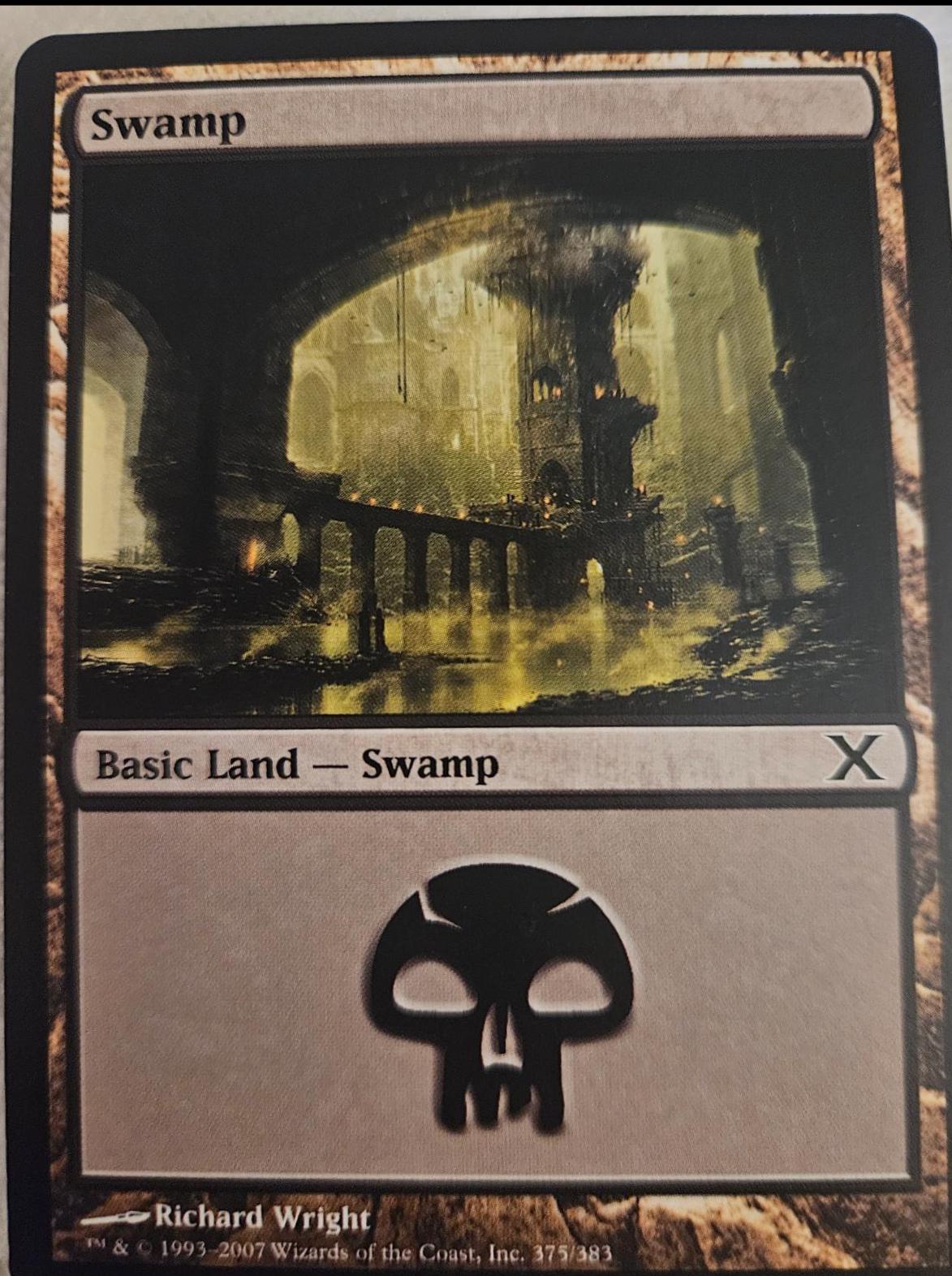 Swamp #375 Magic 10th Edition