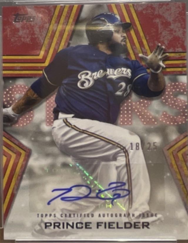 Prince Fielder [Red] #BSA-PF