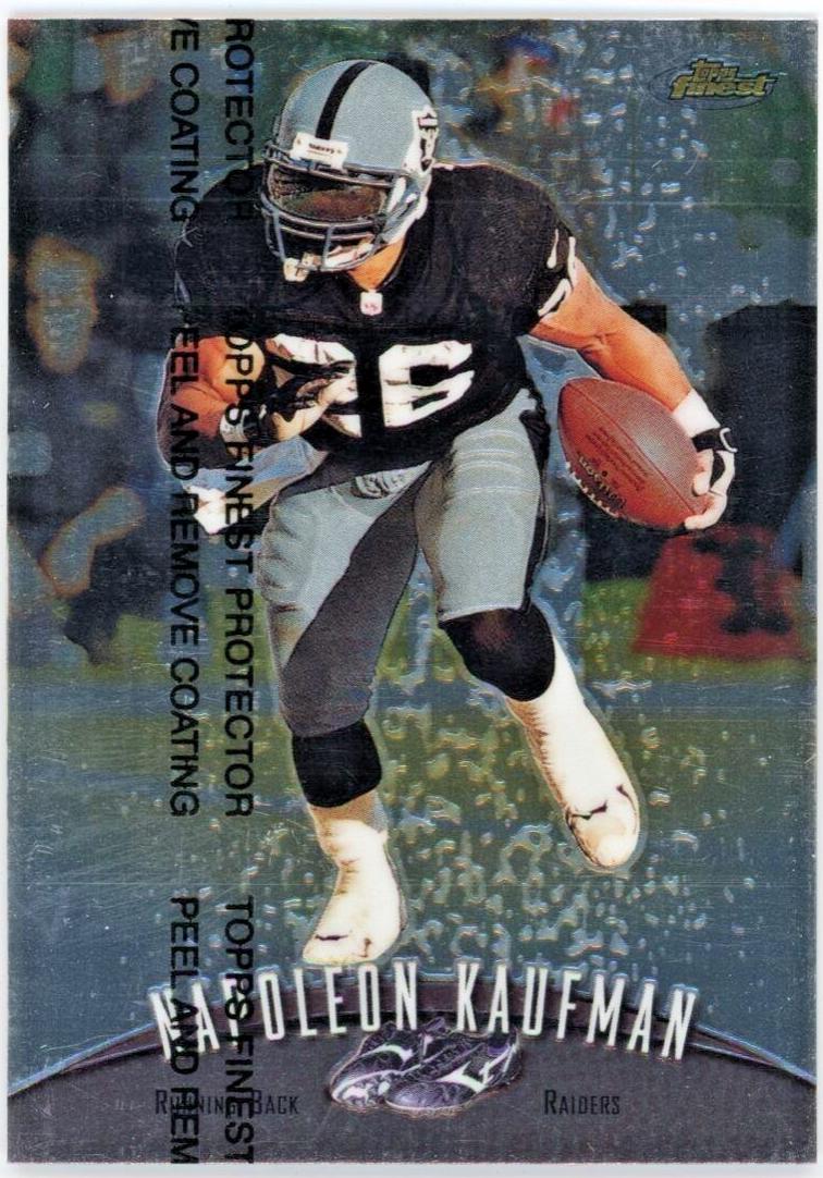 Napoleon Kaufman #198 1998 Topps Finest Football
