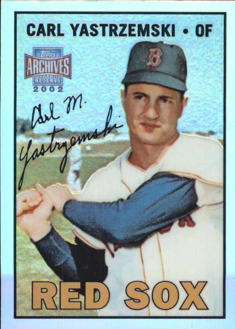 Carl Yastrzemski #76 Baseball Cards 2002 Topps Archives Reserve