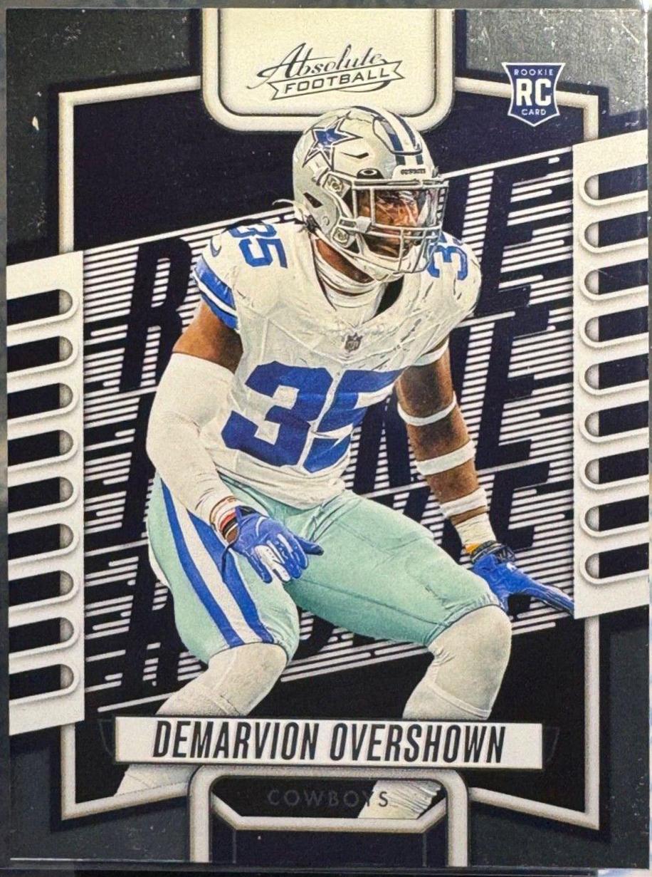 Demarvion Overshown #186 Football Cards 2023 Panini Absolute