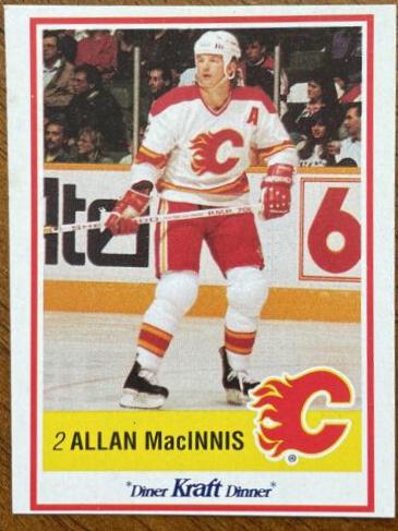 Al MacInnis #33 Hockey Cards 1990 Kraft