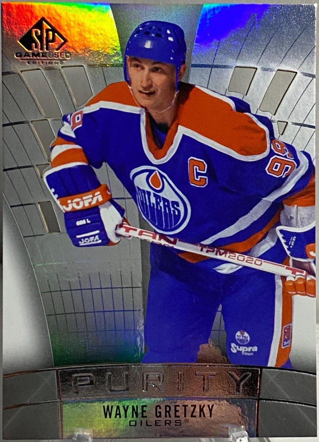 Wayne Gretzky #P-70 Hockey Cards 2021 SP Game Used Purity