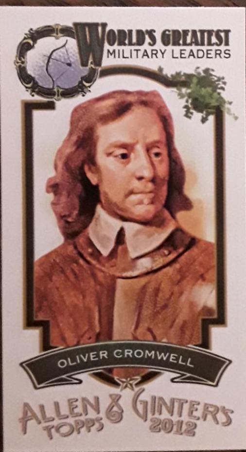 Oliver Cromwell #ML-3 Baseball Cards 2012 Topps Allen & Ginter Mini World's Greatest Military Leaders