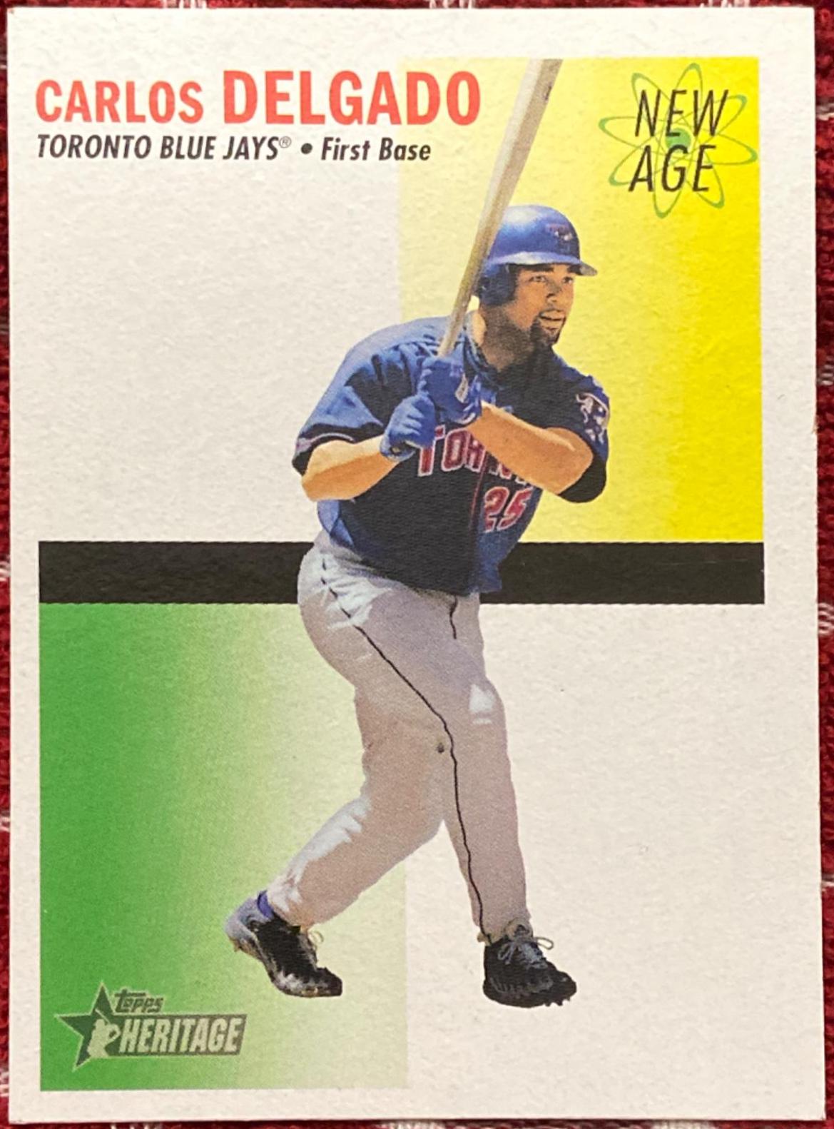 Carlos Delgado #NAP10 Baseball Cards 2004 Topps Heritage New Age Performers