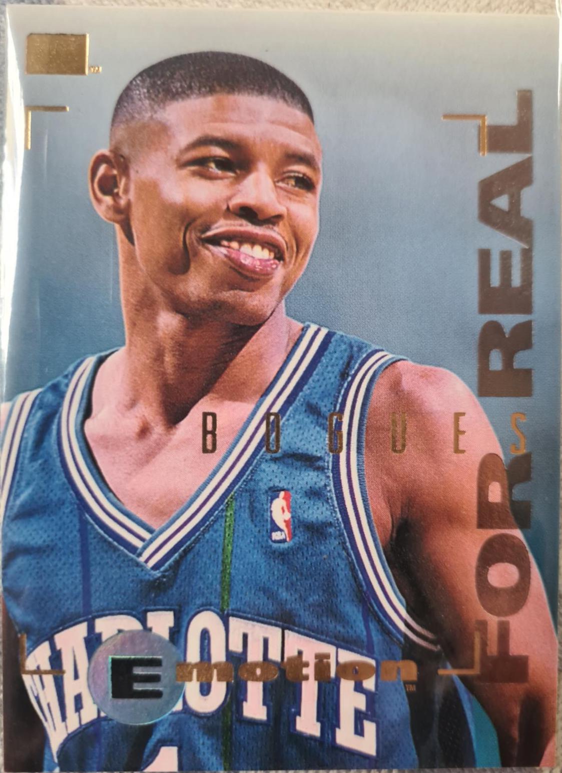 Muggsy Bogues #8 Basketball Cards 1994 E Motion