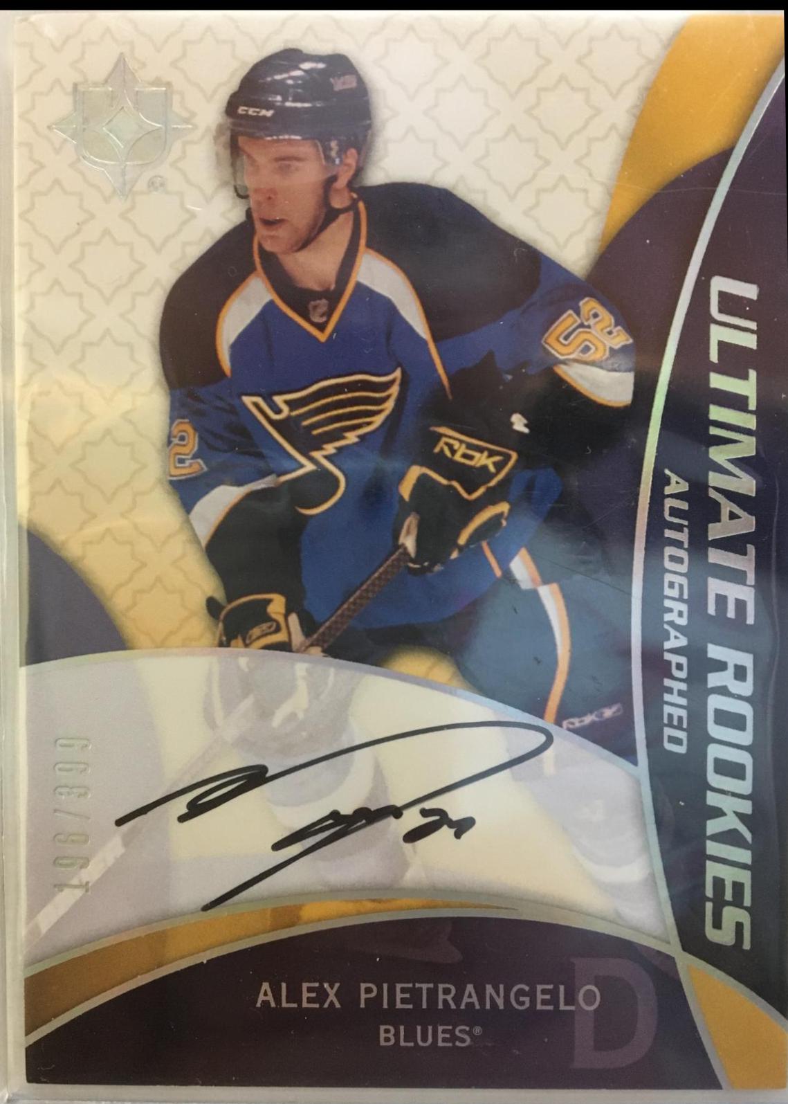 Alex Pietrangelo #63 Hockey Cards 2008 Ultimate Collection