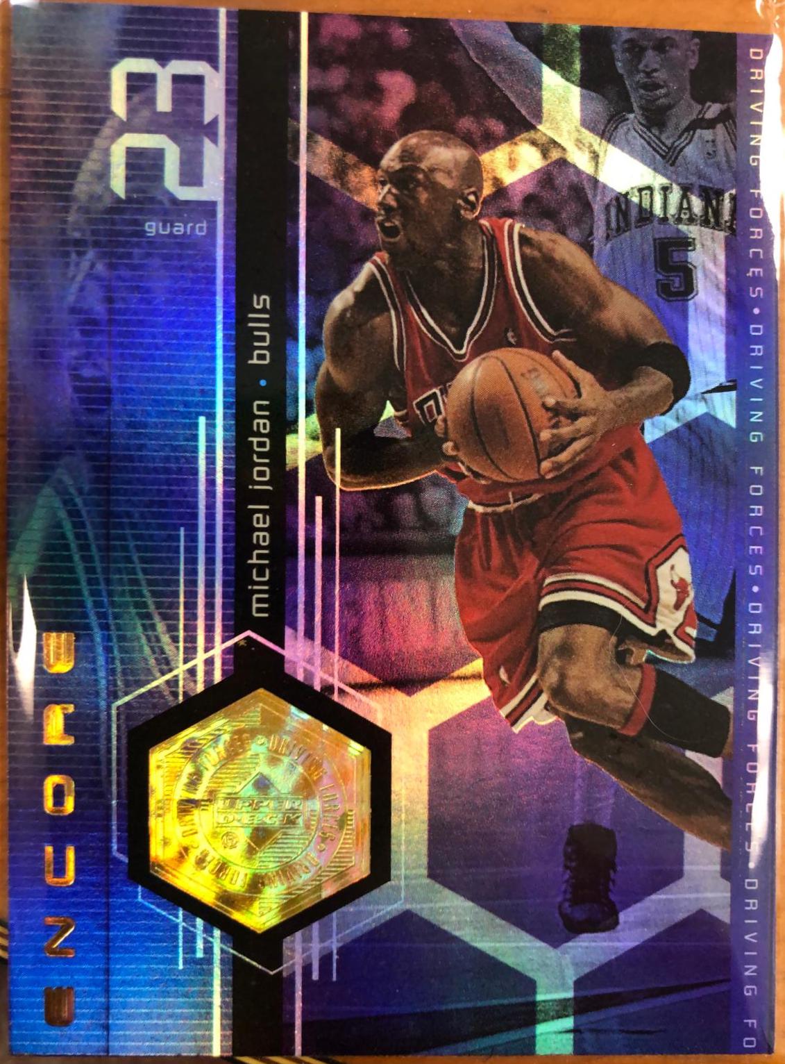 Michael Jordan #F1 Basketball Cards 1998 Upper Deck Encore Driving Forces
