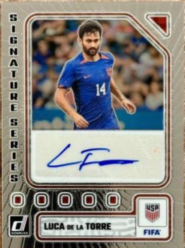 Luca de la Torre #4 Soccer Cards 2023 Panini Donruss Signature Series