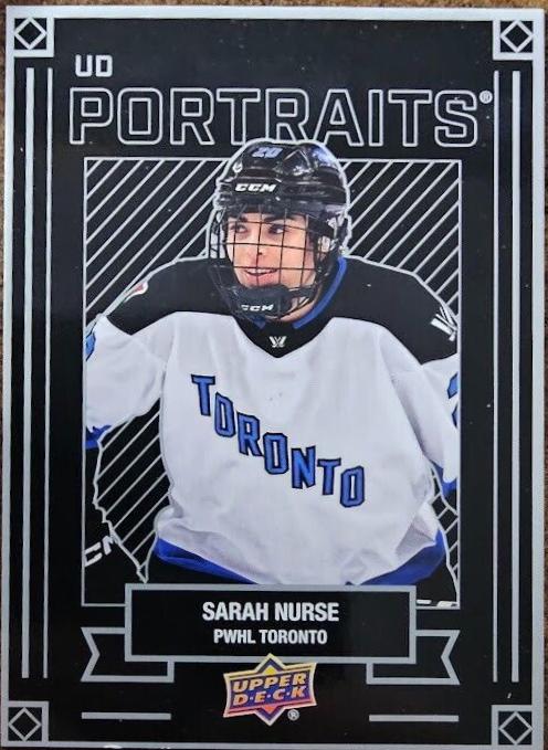 Sarah Nurse #UDP-8 Hockey Cards 2024 Upper Deck PWHL UD Portraits