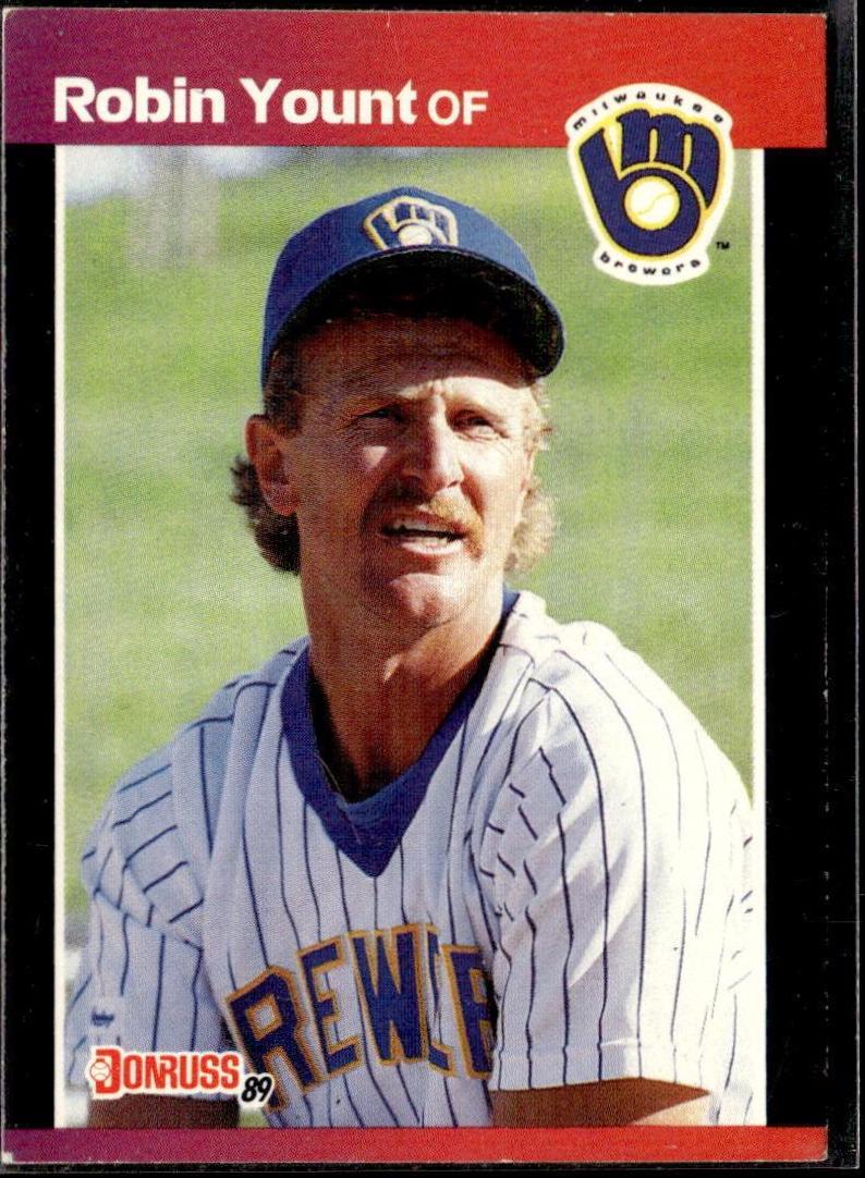 Robin Yount #55 Baseball Cards 1989 Donruss