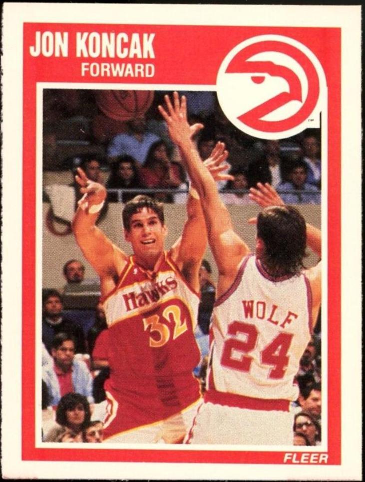 Jon Koncak #2 1989-90 Fleer Basketball
