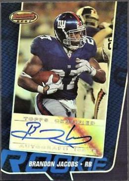 Brandon Jacobs [Autograph Blue] #134