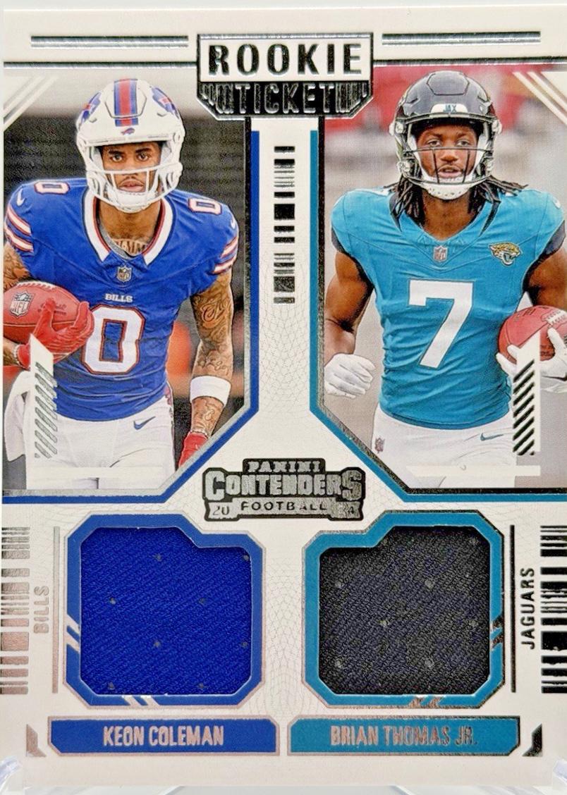 Brian Thomas Jr. / Keon Coleman #4 Prices | 2024 Panini Contenders