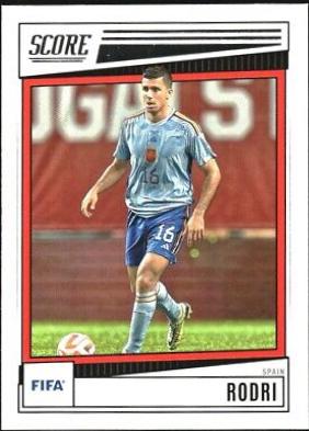 Rodri #162 2022 Panini Score FIFA