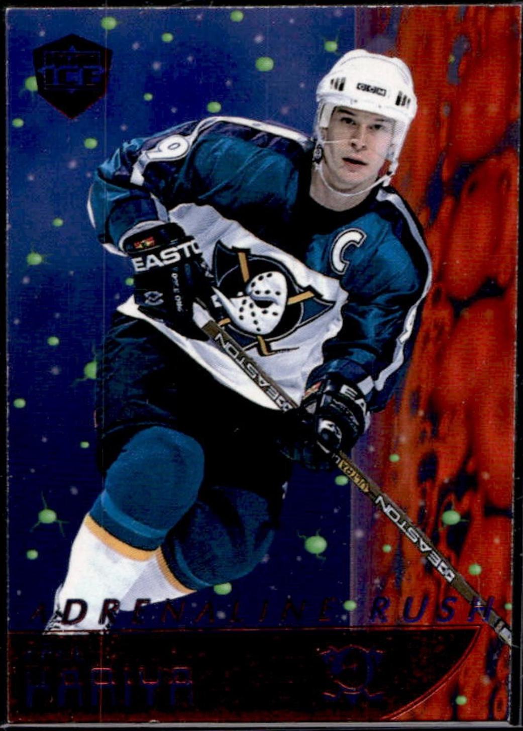 Paul Kariya #1 1998 Pacific Dynagon Ice Adrenaline Rush Hockey