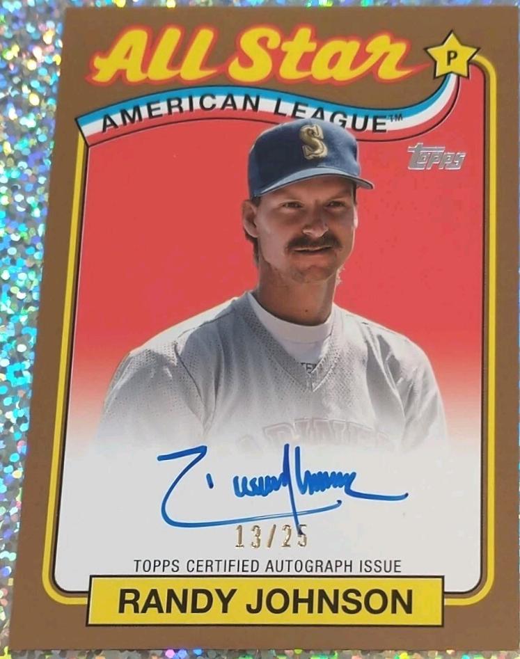 Randy Johnson #89ASA-RJ 2024 Topps 1989 All Star Autograph Baseball