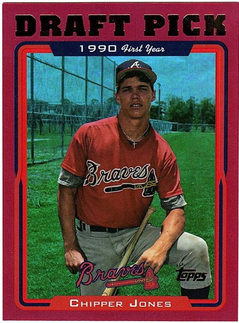 Chipper Jones [Blue Foil] #213