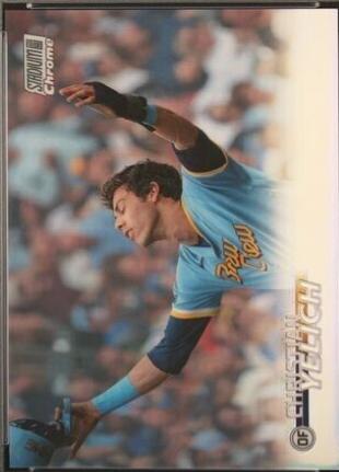 Christian Yelich [Chrome Pearl White] #121
