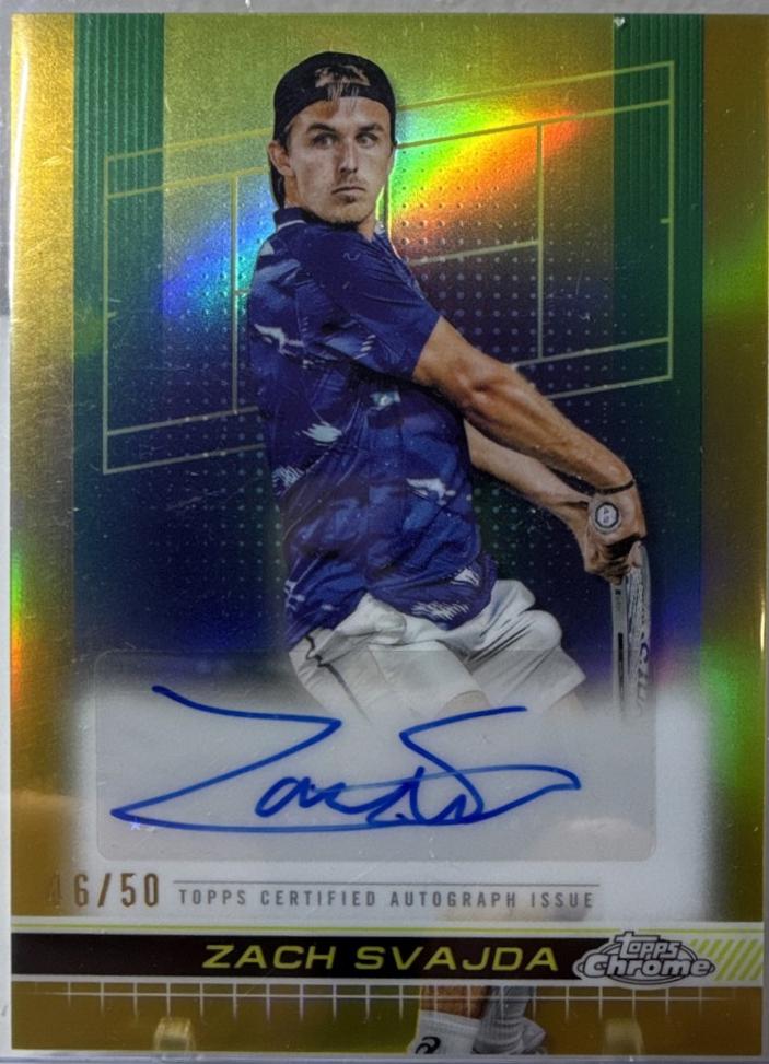 Zach Svajda [Gold Refractor] #TCA-ZSA
