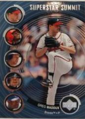 Greg Maddux #SS8 Baseball Cards 2002 Upper Deck Superstar Summit Prices