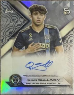 Quinn Sullivan #SA-QS Soccer Cards 2024 Topps Superstars MLS Superstar Autograph