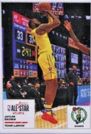Jaylen Brown #38 Basketball Cards 2021 Panini NBA Stickers