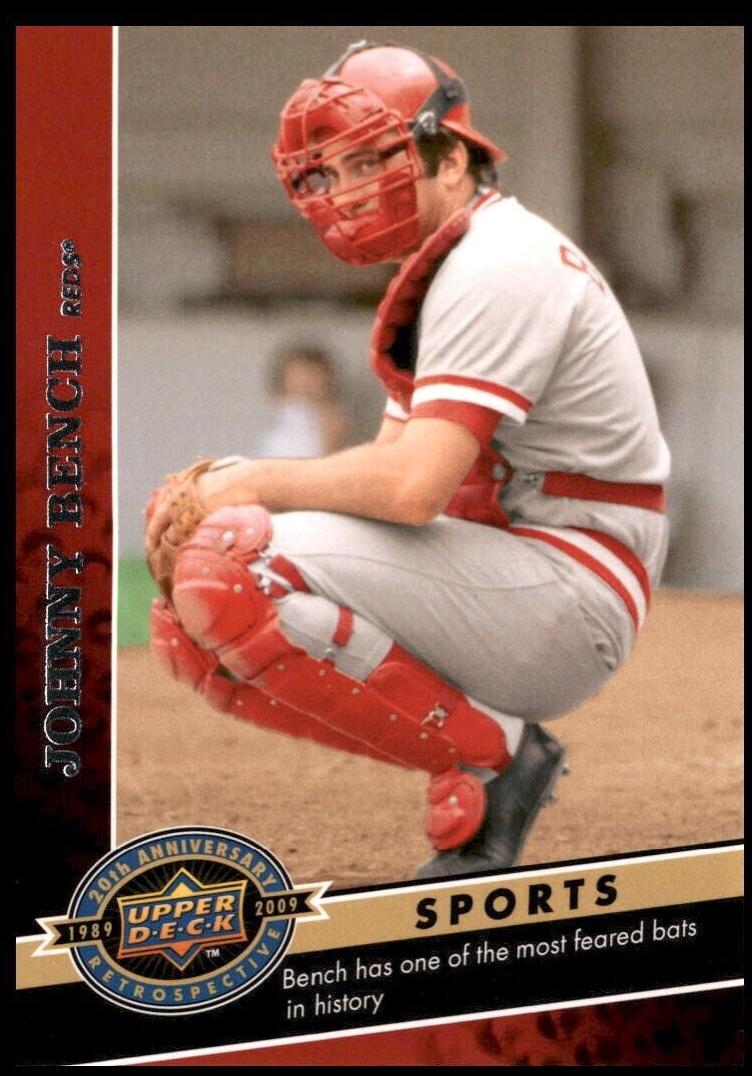 Johnny Bench #1315 Baseball Cards 2009 Upper Deck 20th Anniversary