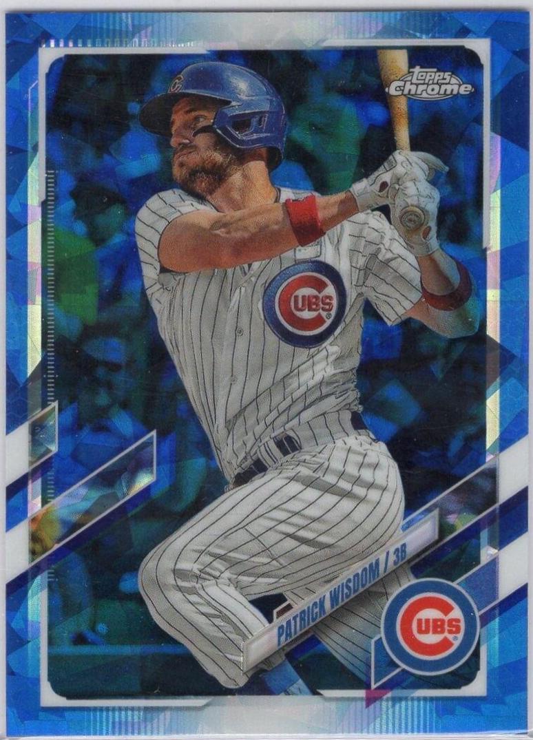 Patrick Wisdom #US316 2021 Topps Chrome Update Sapphire Baseball