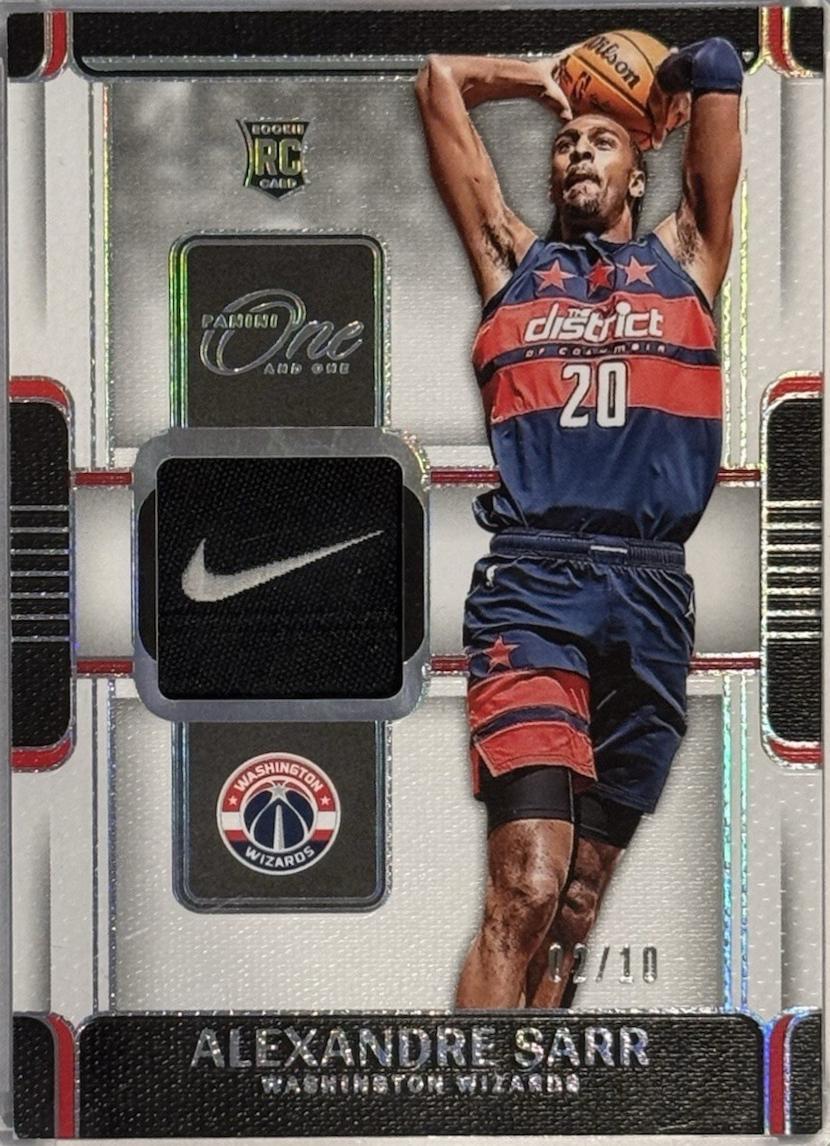 Alexandre Sarr #1 2024 Panini One And One Laundry Tag Brand Logo Basketball