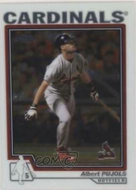 Albert Pujols #40 Baseball Cards 2004 Topps Chrome