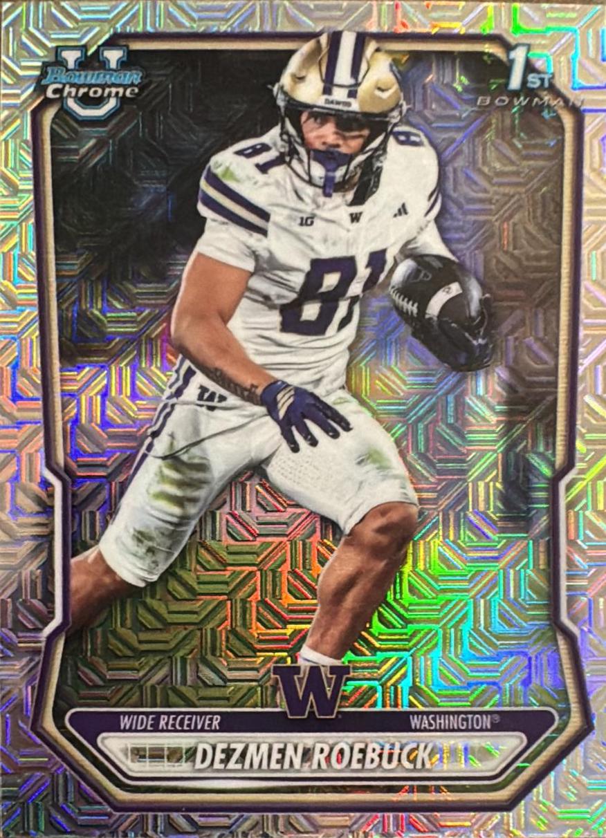 Dezmen Roebuck #BCP-180 2026 Bowman Chrome Prospect Football