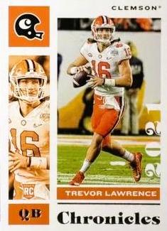 Trevor Lawrence #1 Football Cards 2021 Panini Chronicles Draft Picks